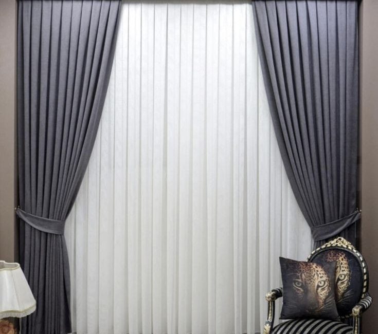 Our white blackout curtains