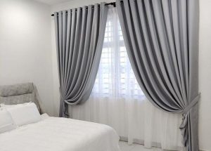 Our white blackout curtains
